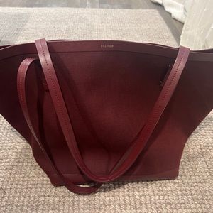 The Row Linen tote bag